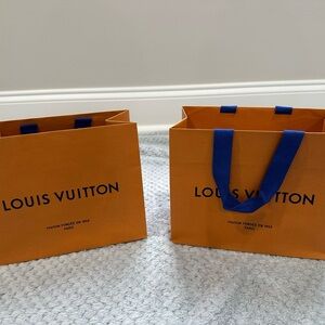 Louis Vuitton Orange Shopping Bags